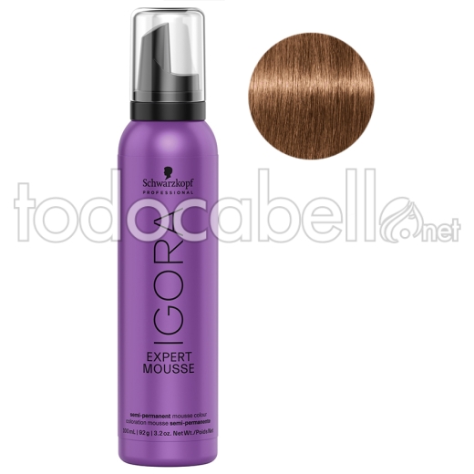 Schwarz Igora Expert Mousse Schokolade Blond Mittel Dorado 7-65 100ml.