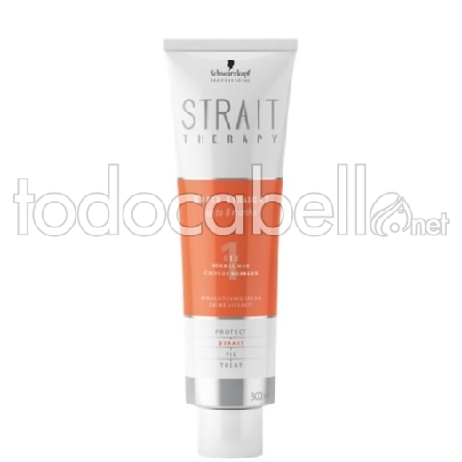 Schwarz Strait Therapy Begradigung Creme 300 ml normale Haar -1-