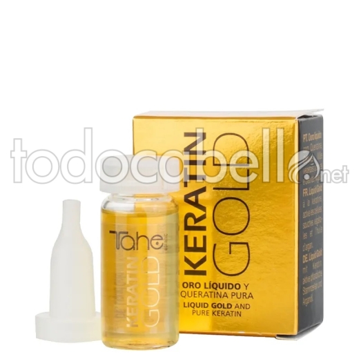 Tahe Keratin Gold.  Flüssiges Gold 10ml Ampulle