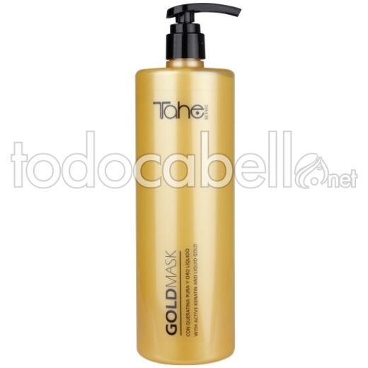 Tahe Botanic Goldmaske.  Reines Keratin und flüssiges Gold 1000ml