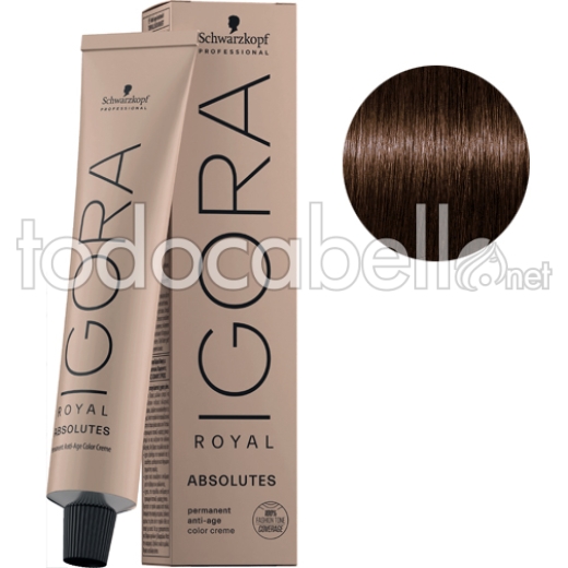 Tint Schwarzkopf Igora Royal Absolutes Hellbraun Natürliche Brown