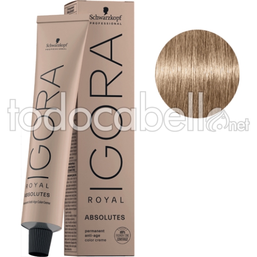 Schwarzkopf Tint Igora Royal ABSOLUTES 9-140 Sehr helles aschblondes natürliches Beige 60ml