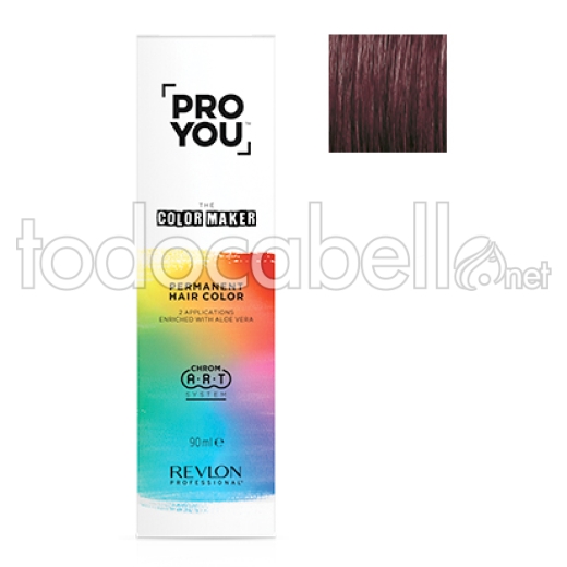 Revlon tinte PRO YOU THE COLOR MAKER 6.65 Dunkelblondes rotes Mahagoni 90ml