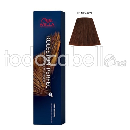 Wella Koleston Perfect ME+ Deep Browns 6/74 Blondes dunkelbraunes Kupfer 60ml