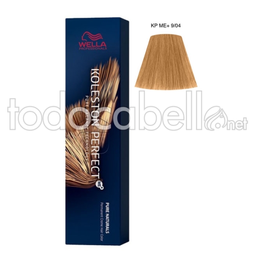 Wella Koleston Perfect ME+ Pure Naturals 9/04 Rubio super klares natürliches kupferfarbenes 60ml