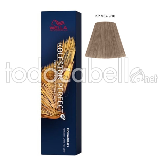 Wella Koleston Perfect ME+ Rich Naturals 9/16 Sehr hellblonde violette Asche 60ml