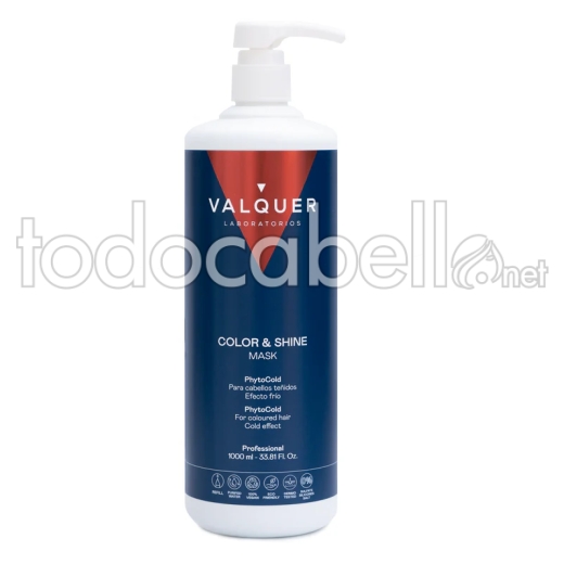 Valquer Color and Shine Gletscher-Kapillarmaske. Gefärbtes Haar 975ml