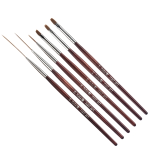 SET 6 DECORATION NAIL BRUSHES