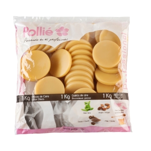 BAG 1 KG.HONEY WAX DISCS