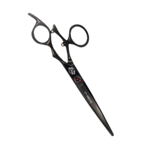 BARBER SCISSORS 6.5" BLACK QUEEN