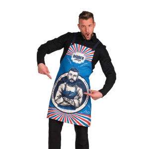 APRON MOD.32206444 BARBER BLUE