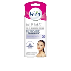 Veet Bandas De Cera Depilatorias Faciales Pure Piel Sensible 20 U