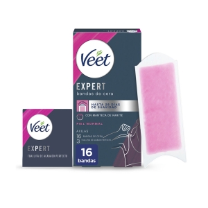 Veet Bandas De Cera Expert Axilas Piel Normal 16 U