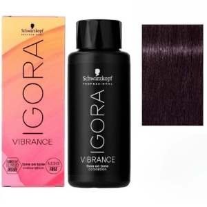 Schwarzkopf Demi-Permanent Dye Igora Vibrance 3-19 schwarze violette Asche 60ml