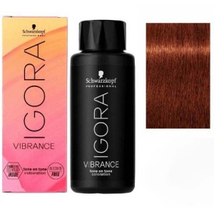 Schwarzkopf Demi-Permanent Dye Igora Vibrance 6-78  blondes dunkelrotes Kupfer 60ml