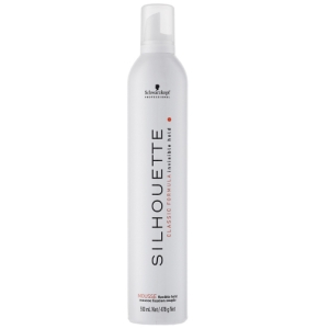 Schwarz Silhouette Mousse pur.  Flexible Foam 500ml Fixation.