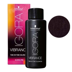 Schwarzkopf Demi-Permanent Dye Igora Vibrance 3-19 schwarze violette Asche 60ml