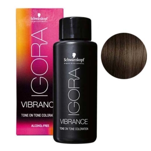 Schwarzkopf Demi-Permanent Dye Igora Vibrance 3-65  dunkelbraunes Goldbraun 60ml