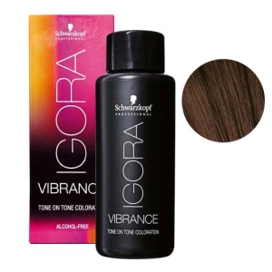 Schwarzkopf Demi-Permanent Dye Igora Vibrance 4-6  mittelbeiges Braun 60ml