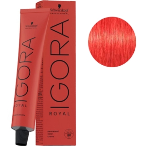 Schwarz Igora Royal 0-88 Tint Tone Red + Peroxid-Mischung Kosswell