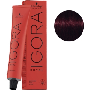 Tint Schwarzkopf Igora Royal 4-99 Mittelbraun Violett Extra-+ Oxigenada Kosswell