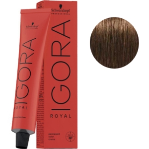 Tint Schwarzkopf Igora Royal 5-4 Hellbraun Beige + Oxigenada Kosswell