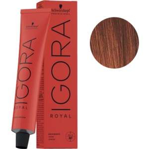 Tint Schwarzkopf Igora Royal 5-7 Hellbraun cobrizo + Oxigenada Kosswell