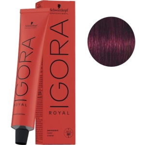 Tint Schwarzkopf Igora Royal 5-99 Hellbraun Violett Intensive + Oxigenada Kosswell