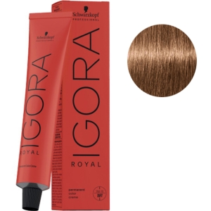 Tint Schwarzkopf Igora Royal 7-65 Mittelblond Braun Gold + Oxigenada Kosswell