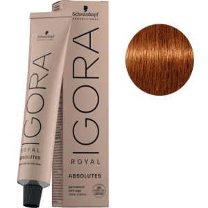 Tint Schwarzkopf Igora Royal ABSOLUTE 7-70 cobrizo Natürliche Blond Mittel 60ml